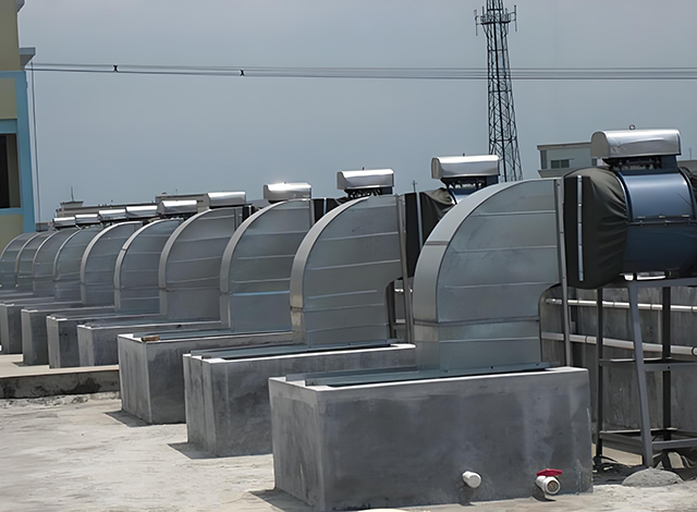 การประยุกต์ใช้ซีรีส์ RVE32 ในระบบพัดลมหม้อน้ำ